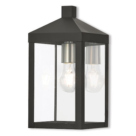 Livex Lighting Nyack 1 Light Black Outdoor Wall Lantern 20582-04